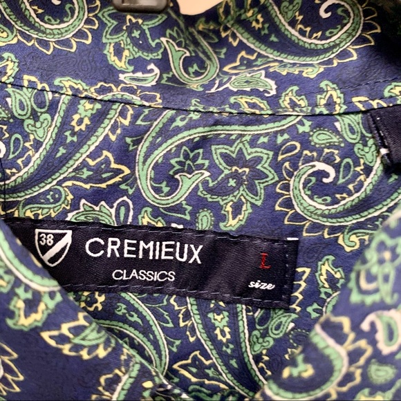 Daniel Cremieux Long Sleeve Paisley Button Shirt L - Picture 7 of 7